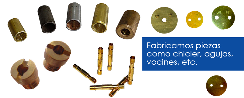 Fabricación de piezas para carburadores con torno profesional